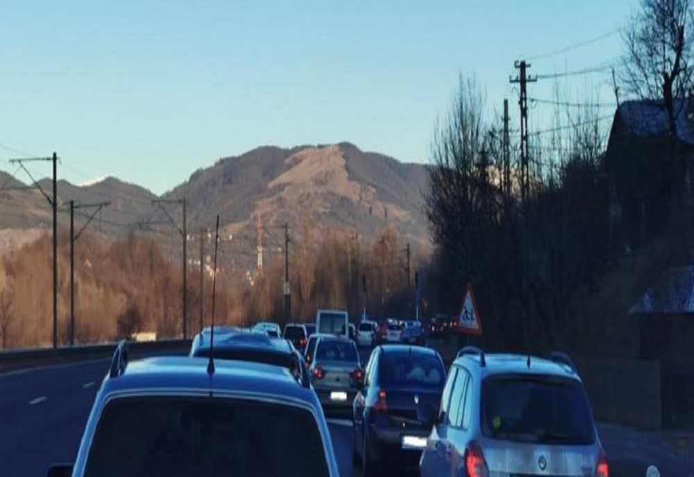 Valori de trafic intense pe DN 1, în județul Prahova