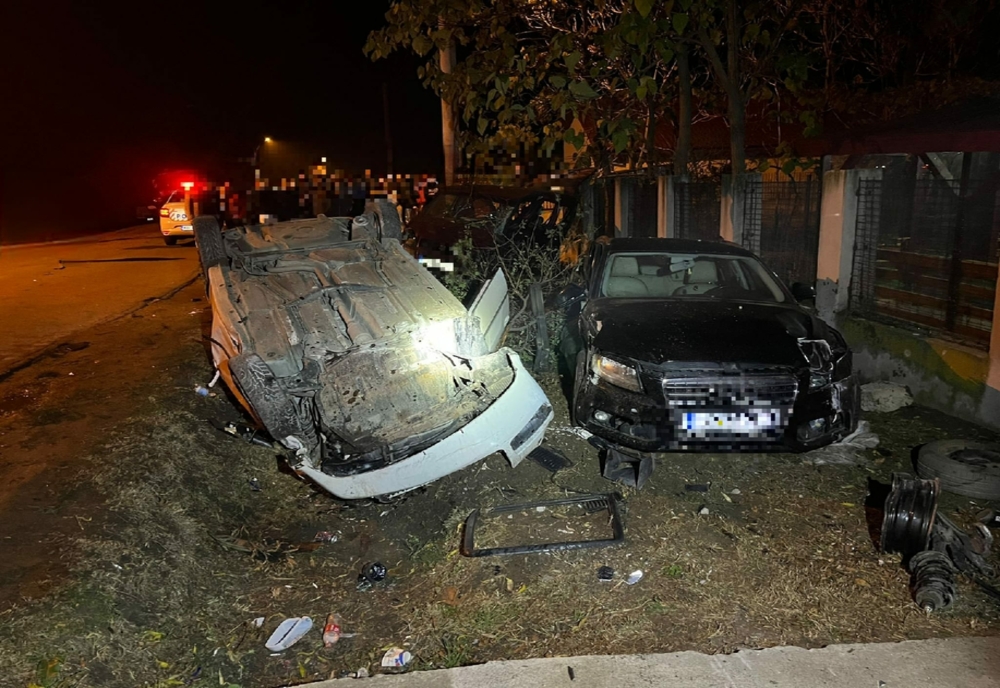 Accident rutier, în localitatea Mârșa. Trei autoturisme implicate