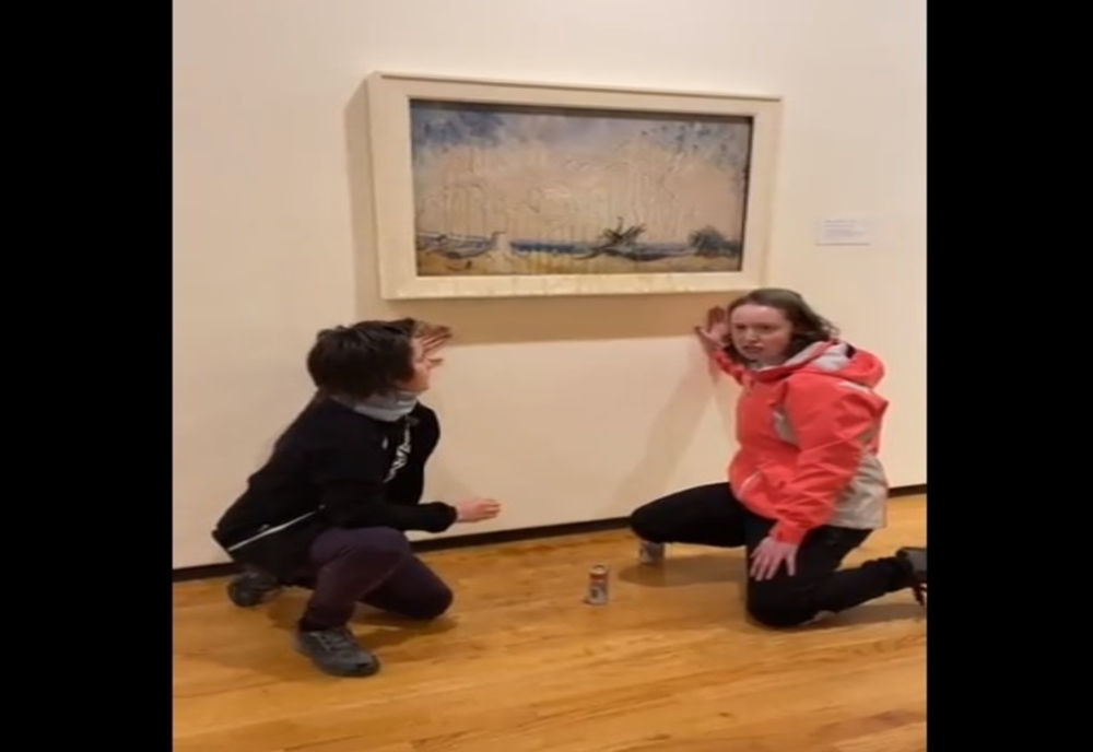 Incident la Galeria de Artă din Vancouver. O pictură de Emily Carr, stropită cu sirop de arțar