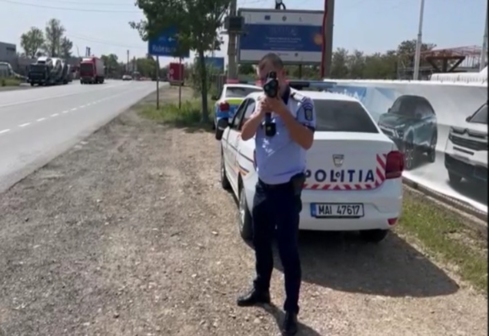 Tânăr de 23 de ani, depistat în timp ce conducea cu viteza de 122 km/h pe Calea Eroilor, din municipiul Buzău