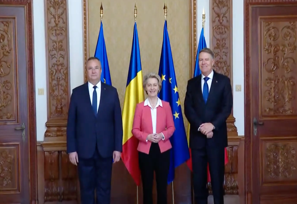 Klaus Iohannis și Nicolae Ciucă, față în față cu Ursula von der Leyen, la București – Acord crucial în energie pentru România