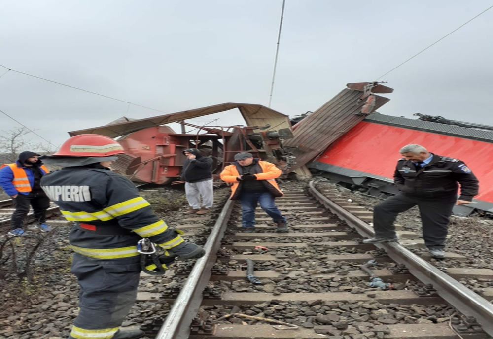 S-a reluat circulația pe M500, după accidentul feroviar de la Gugești