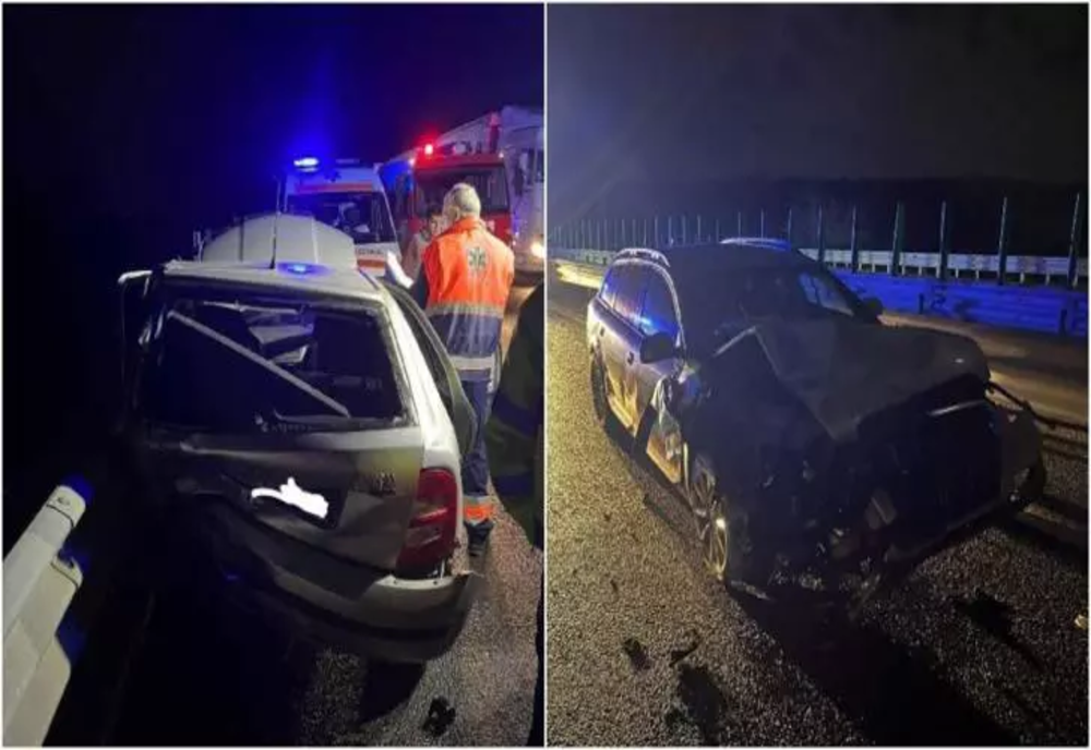 Accident cumplit pe Autostrada A1 Sebeș-Deva