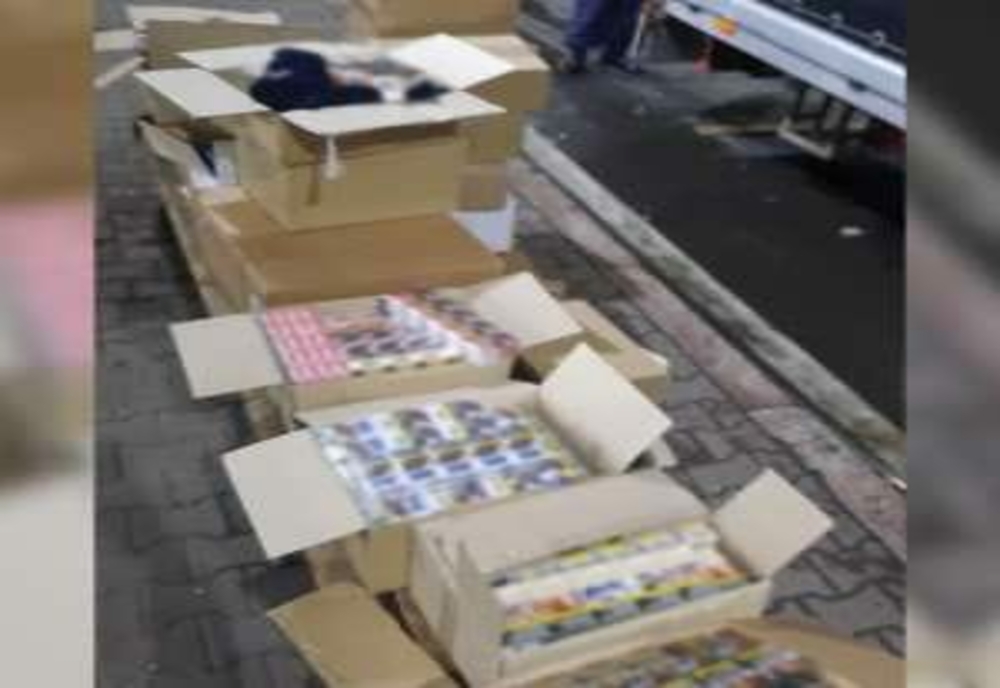 Aproximativ 5.000 de pachete de ţigări, descoperite de poliţiştii de frontieră giurgiuveni