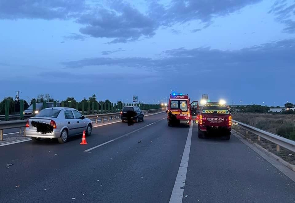 Grav accident pe autostradă: un om a murit, după ce a plecat pe jos, pe șoseaua de mare viteză