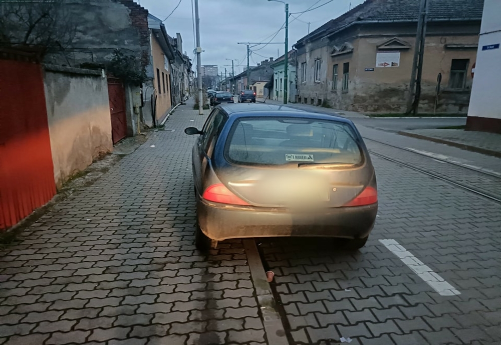 Polițiștii locali din Arad, în urmărirea unui șofer care s-a urcat băut la volan