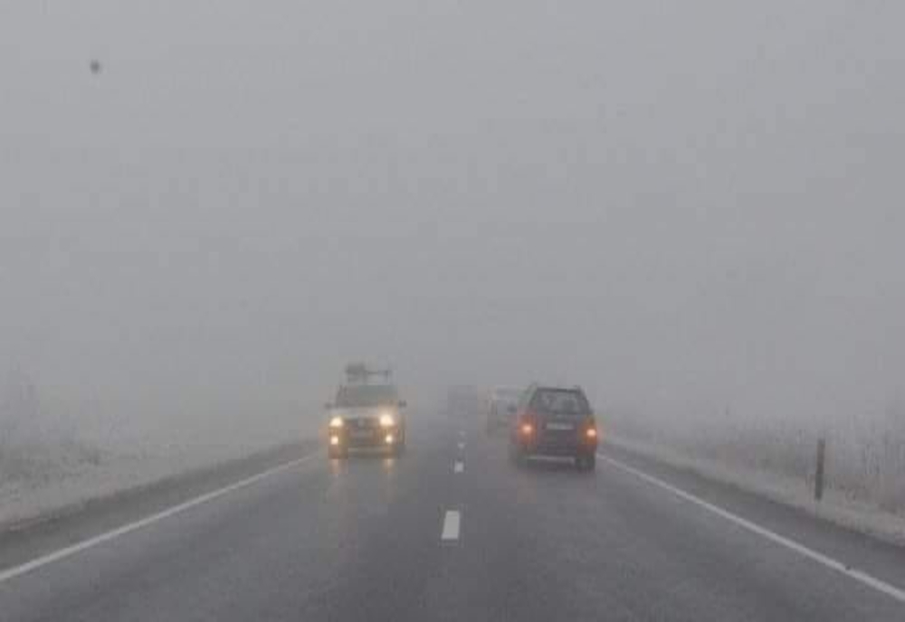 Cod galben de ceată pentru mai multe localități din județul Galați