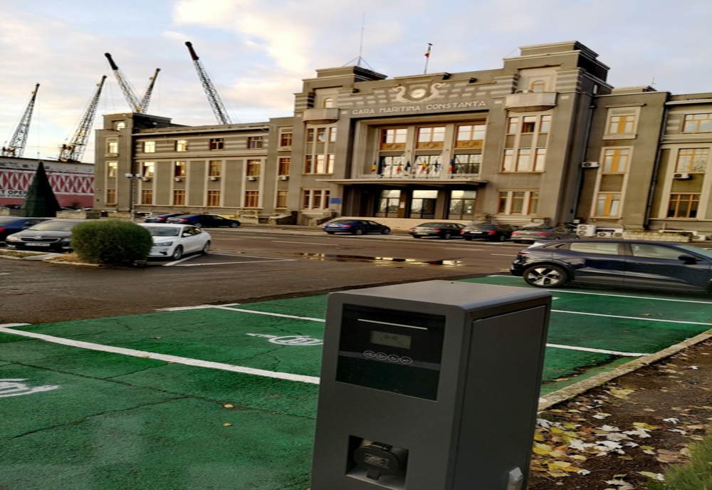 10 stații de încărcare pentru mașini electrice în Portul Constanța