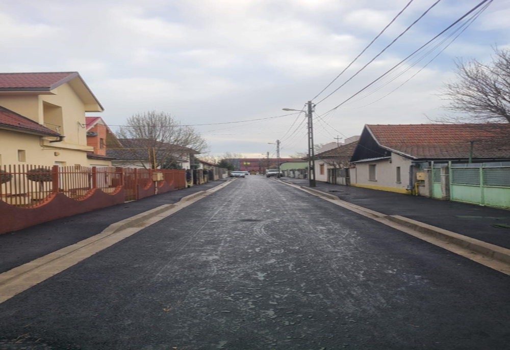 O stradă nou asfaltată în plus la Timișoara