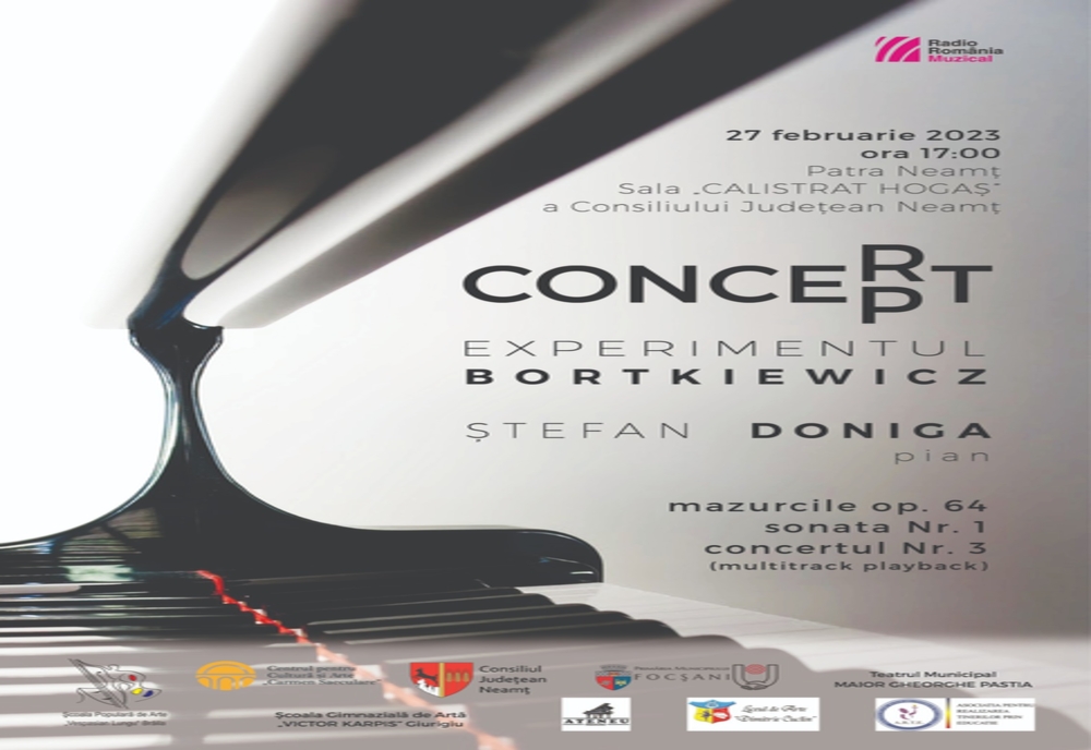 „CONCERT / CONCEPT” cu apreciatul pianist ȘTEFAN DONIGA