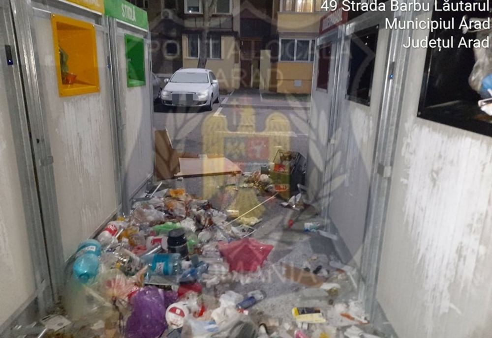 Amenzi pentru depozitarea gunoiului: mizerie mare în multe locuri din Arad