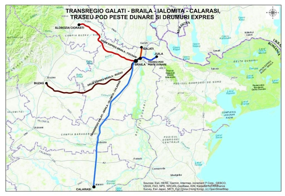Brăila va deveni cel mai mare nod rutier din România