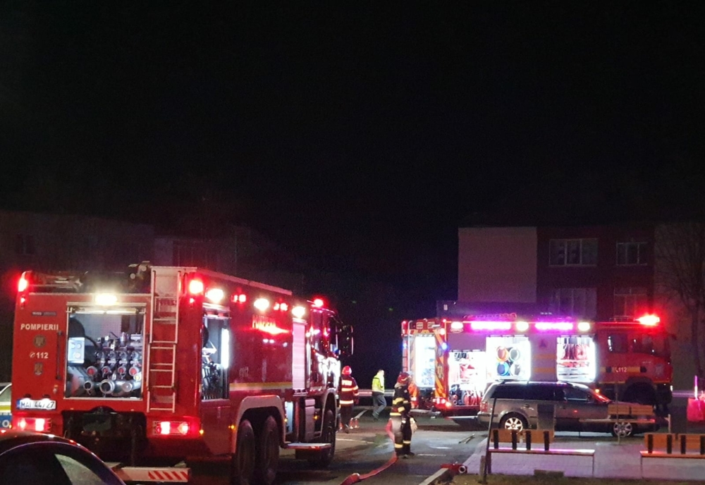 Incendiu la Spitalul Judeţean de Urgenţă Zalău: 13 persoane s-au evacuat (FOTO)