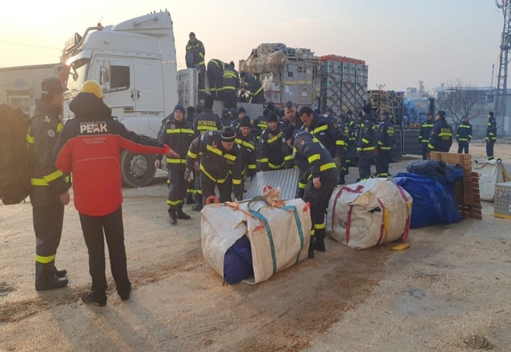 Echipa de salvatori din România a ajuns în provincia Hatay din Turcia