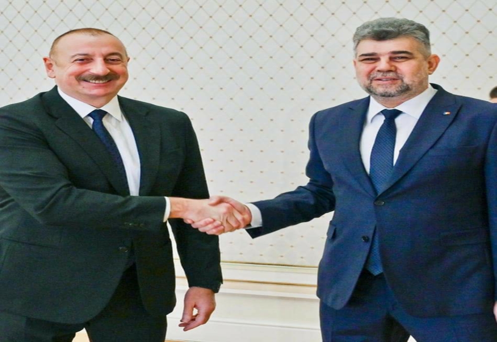 Marcel Ciolacu își pregătește mandatul de premier: întrevedere cu președintele Azerbaidjan, Ilham Aliyev