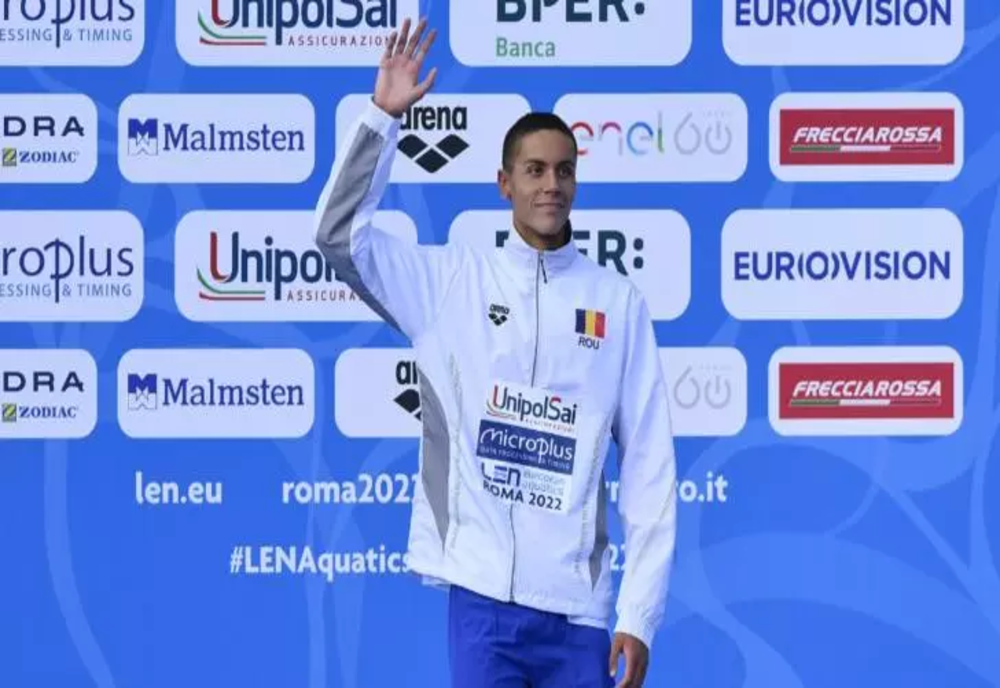 David Popovici a fost ales cel mai bun înotător european al anului 2022