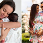 Flick și Denisa Filcea au publicat prima fotografie cu chipul fetiței lor! Eva Maria a cucerit Internetul