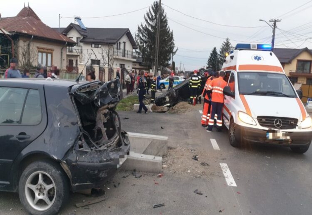 Accident rutier produs pe DJ 711, în localitatea Comișani