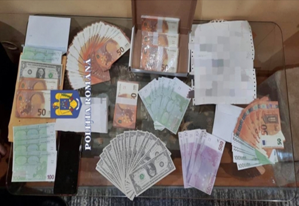 Percheziții în 16 județe și Capitală, într-un dosar de punere în circulație de bancnote contrafăcute