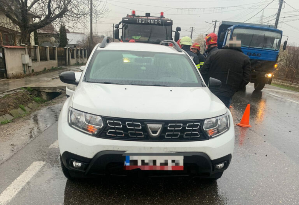 Accident rutier pe DN 72, în Dâmbovița! O persoană a fost rănită