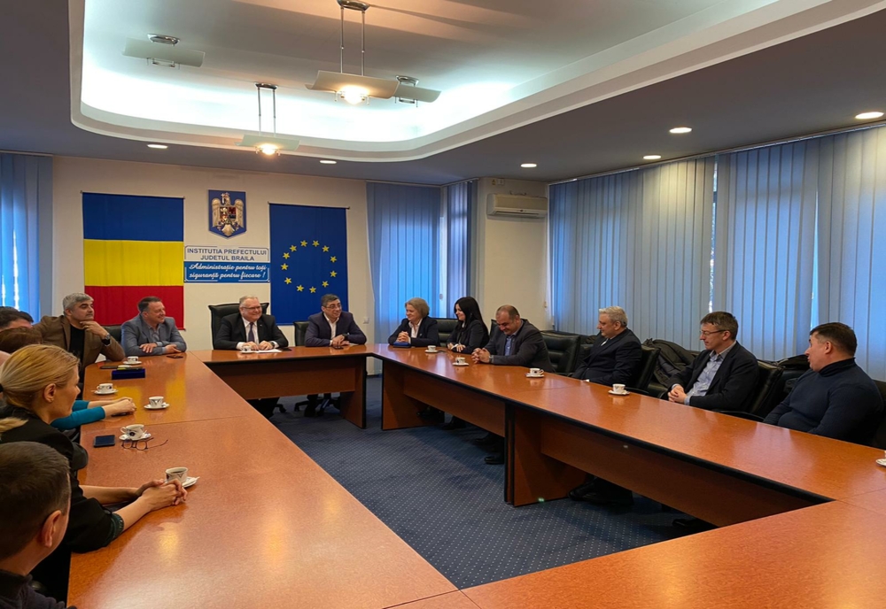 Delegație de la Colegiul Național de Apărare, în vizită la Brăila
