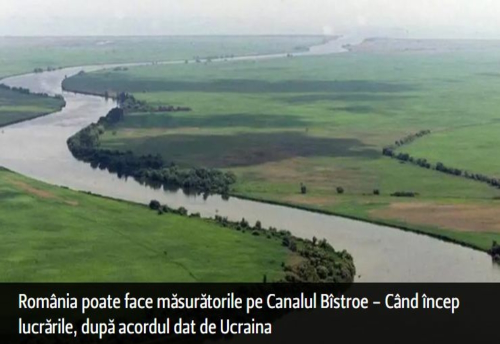 România poate face măsurătorile pe Canalul Bîstroe – Când încep lucrările, după acordul dat de Ucraina
