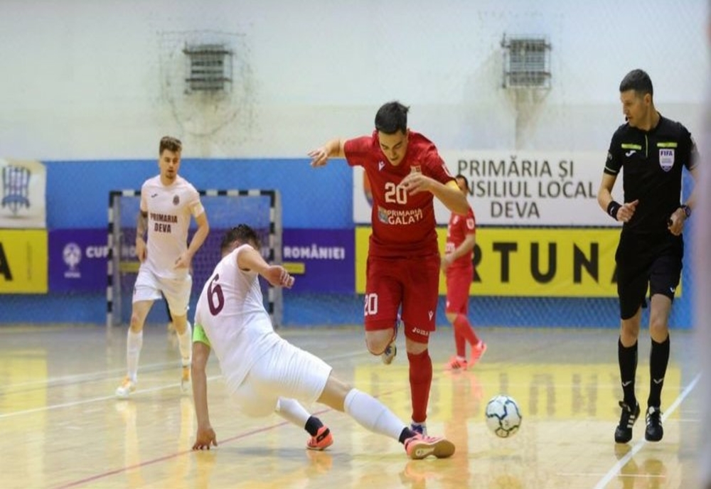 United Galați a pierdut finala Cupei României la futsal cu Autobergamo Deva