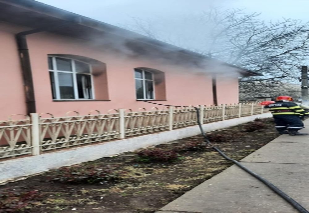 Incendiu la școala din Vlad Țepeș