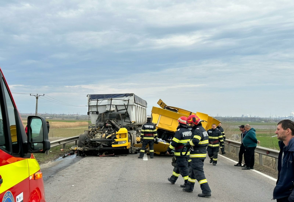Accident grav pe DE  87, intre localitatea Șendreni și Brăila. O persoană rănită a fost preluată de elicopterul SMURD