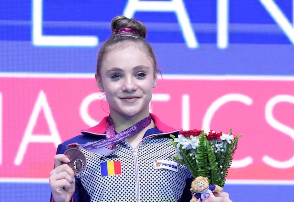 FOTO Sabrina Voinea, medalie de bronz la Campionatele Europene de gimnastică
