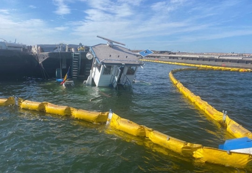 Accident naval în Portul Constanța. O navă sub pavilion Cehia s-a scufundat