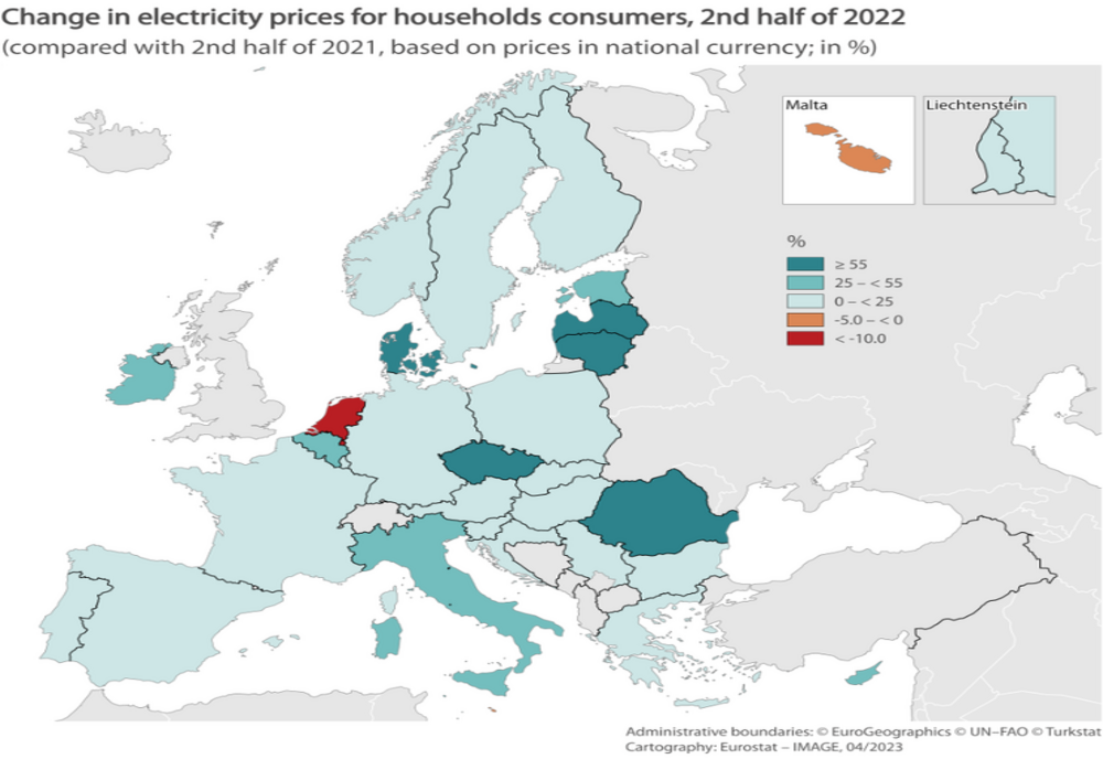 România, pe primul loc în Europa la viteza cu care se scumpește electricitatea. Nici la cel al gazelor nu coboară de pe podium