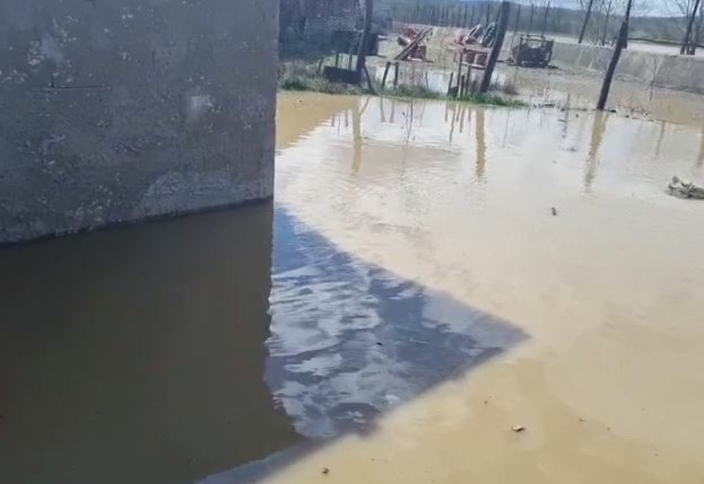 Inundații în Caraș-Severin. Apele au pătruns în gospodării