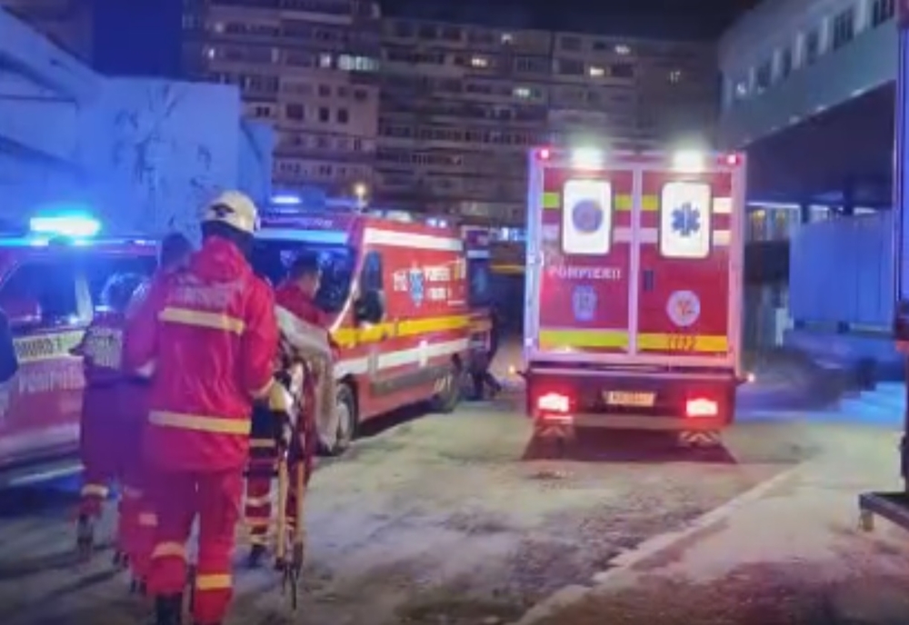 VIDEO: Incendiu la secția de Ortopedie din cadrul Spitalului Județean Galați (exercițiu)