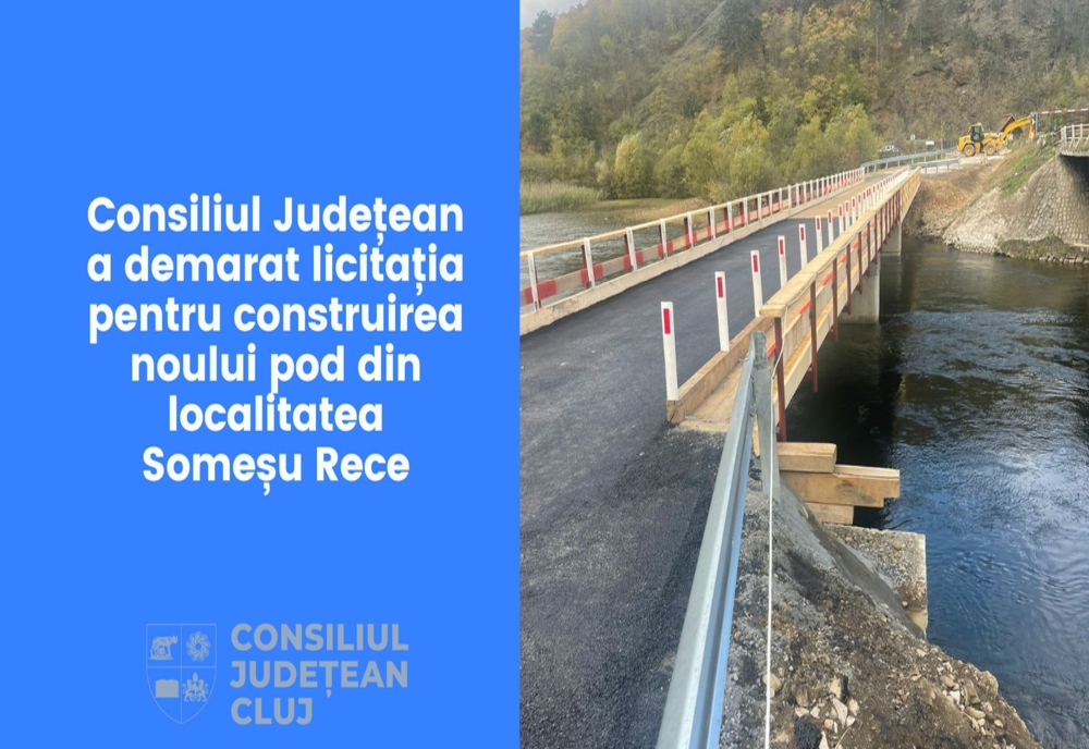 A fost demarată licitația pentru construirea noului pod din localitatea Someșu Rece