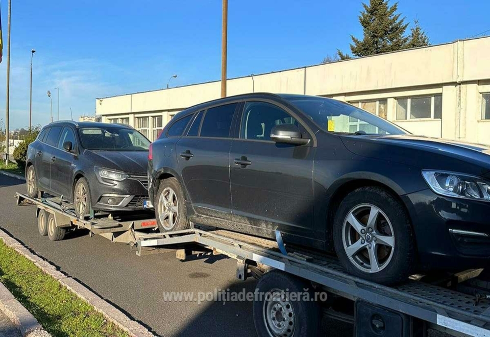 Autoturisme căutate de autoritățile din Belgia, descoperite în PTF Giurgiu