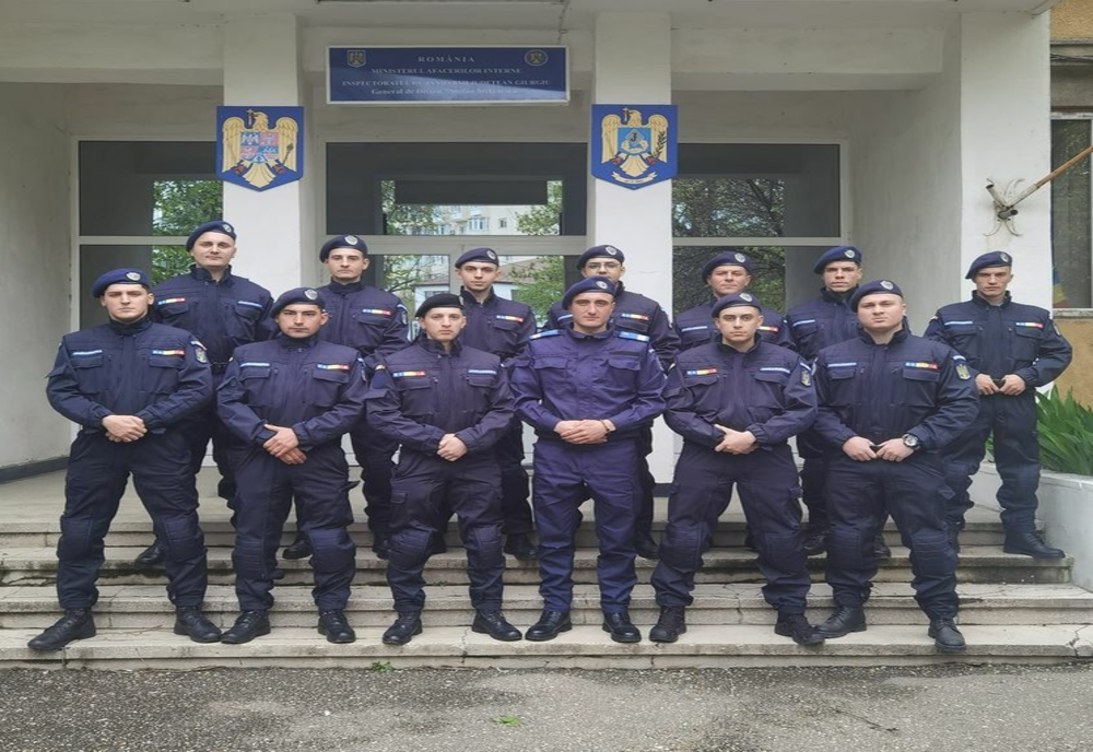 13 absolvenți ai școlilor de subofițeri, repartizaţi la Inspectoratul de Jandarmi Județean Giurgiu