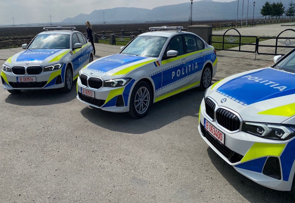 Prahova. Acțiune rutieră cu noile BMW seria 3 din dotarea Poliției