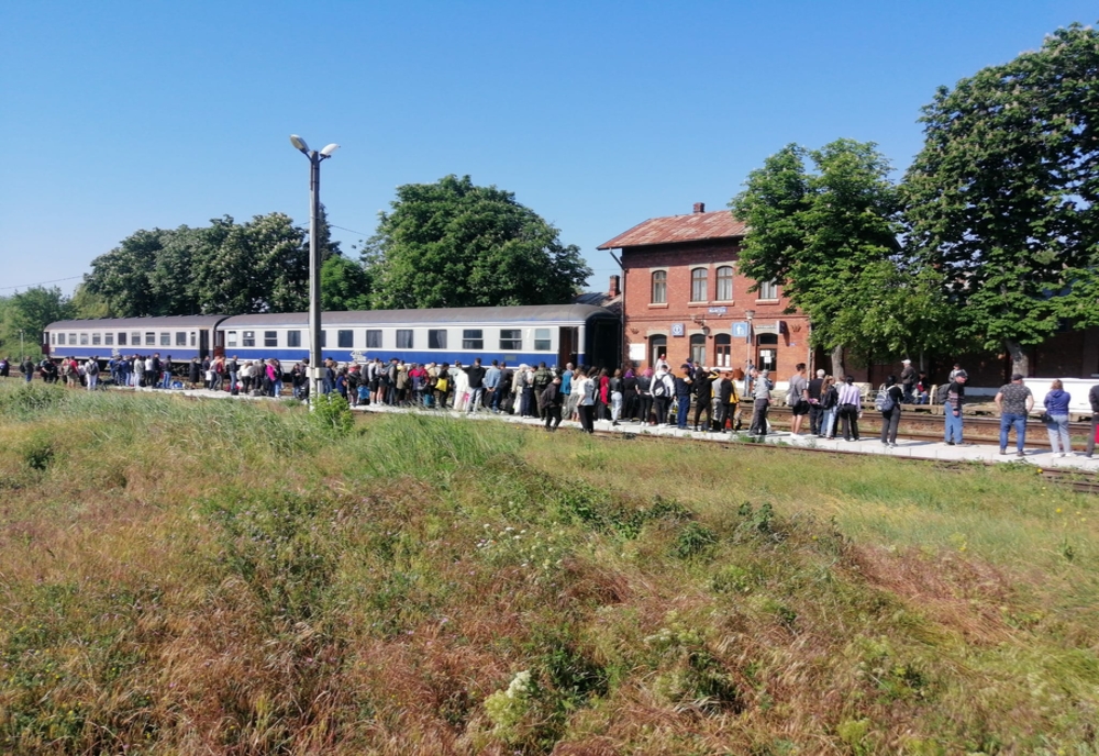 Locomotivă cuprinsă de flăcări, în Iași – panică într-un tren cu sute de călători