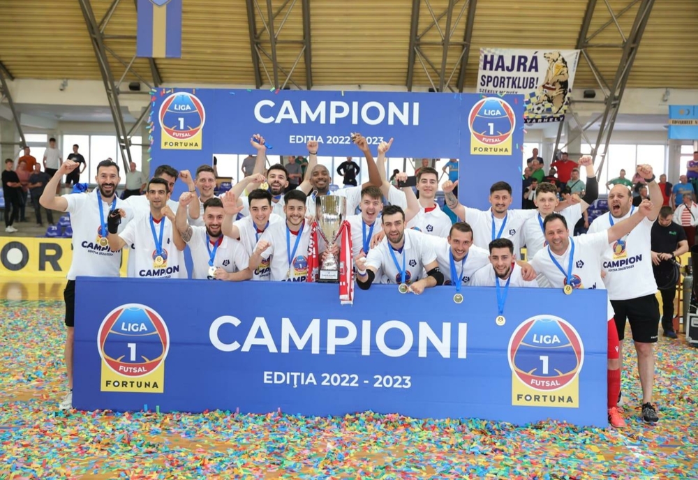 United Galați a câștigat un nou titlul de campioană națională la Futsal