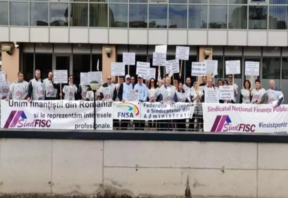 Noi proteste în București – Sindicaliștii din sistemul de Finanțe Publice ies în stradă – Care sunt revendicările