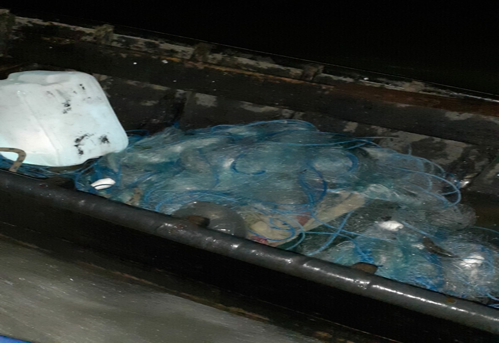Braconaj piscicol;100 kilograme de pește  și 500 metri de plase descoperite de polițiștii de frontieră 