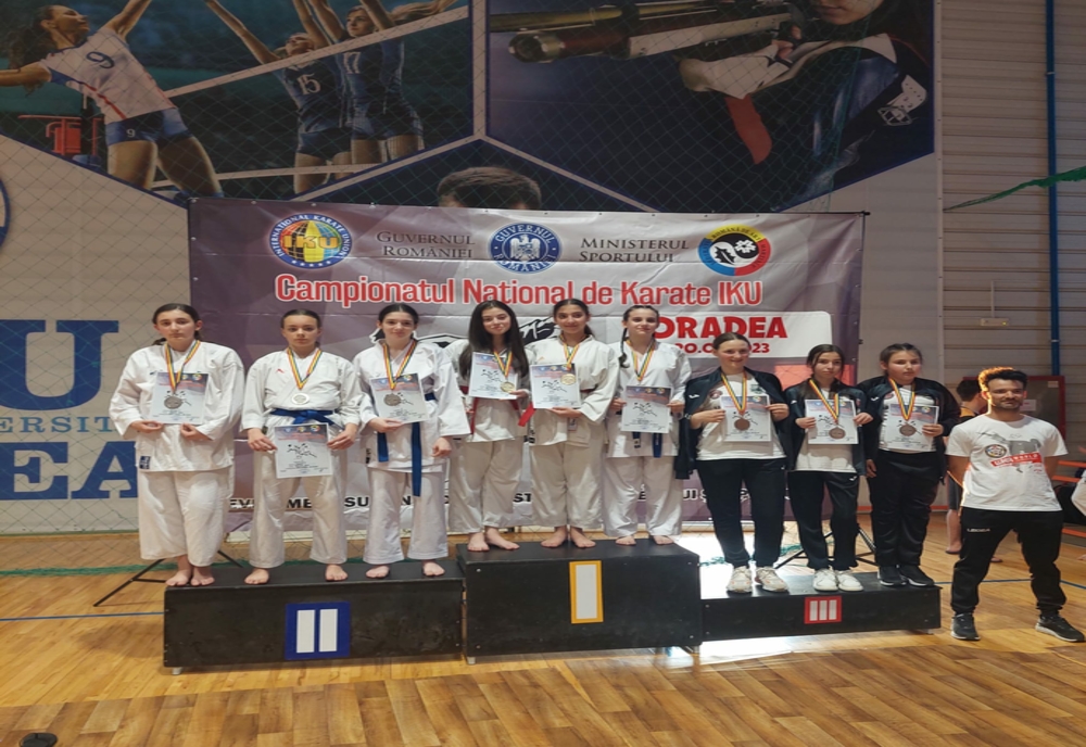 Șase medalii de aur și una de bronz pentru sportivii Recorder Athletes la Campionatul Naţional de Karate IKU-FOTO