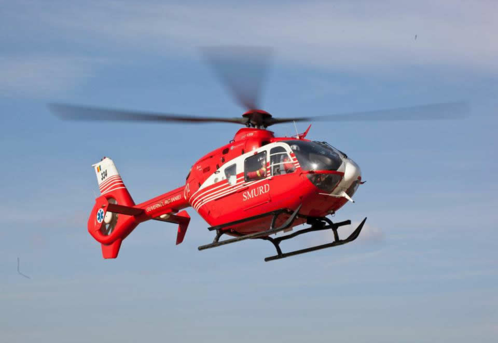 Elicopterul SMURD, solicitat în Sibiu pentru a prelua un pacient la care ambulanța nu a putut ajunge