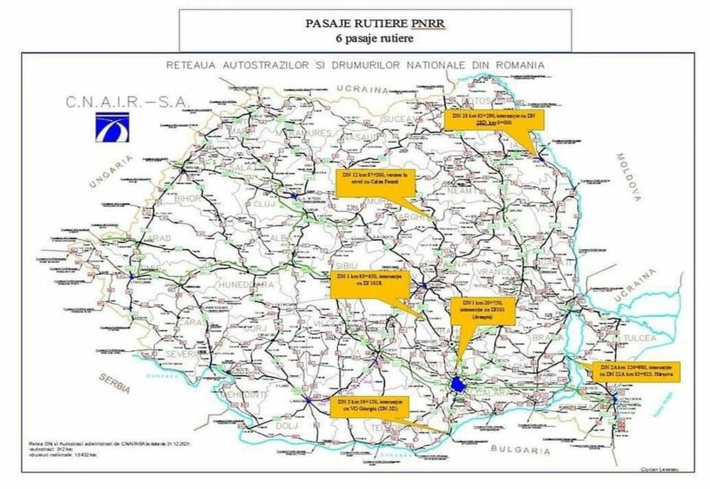 Se pot semna contractele pentru proiectarea a 5 din 6 pasaje pe drumurile naţionale în judeţele Ilfov, Prahova, Giurgiu, Iaşi şi Constanţa