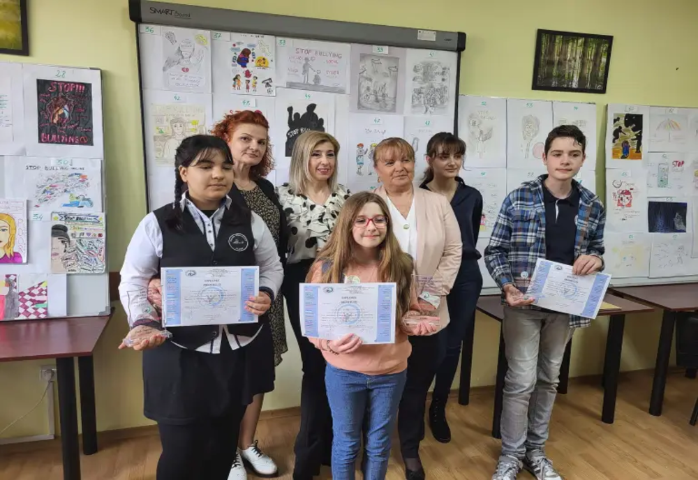 Elevi din Ilfov, premiaţi la Concursul județean antibulling – ”Împreună, nu împotrivă”