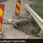Pod din România lăsat în paragină! Șoferii se tem pentru viața lor – VIDEO
