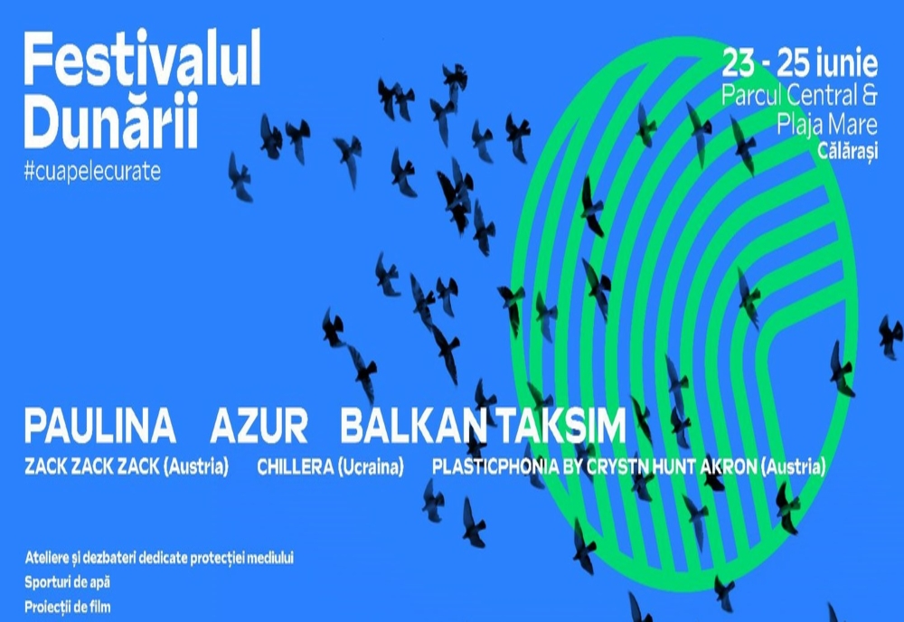 Festivalul Dunării. Weekend cu muzică, filme, sporturi acvatice și dezbateri