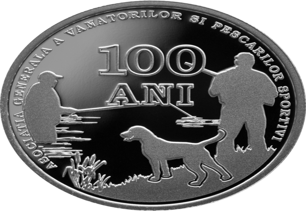 BNR lansează o monedă din argint dedicată vânătorilor şi pescarilor