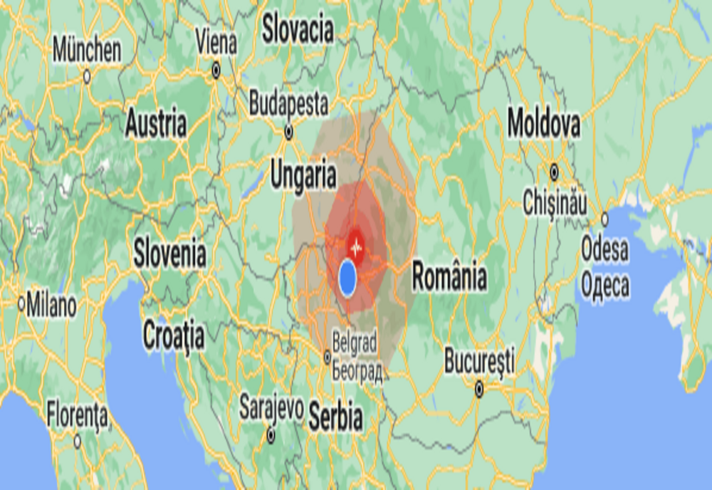 Cutremur în vestul țării. Seismul s-a produs la17 km față de Arad, la ora 20.26